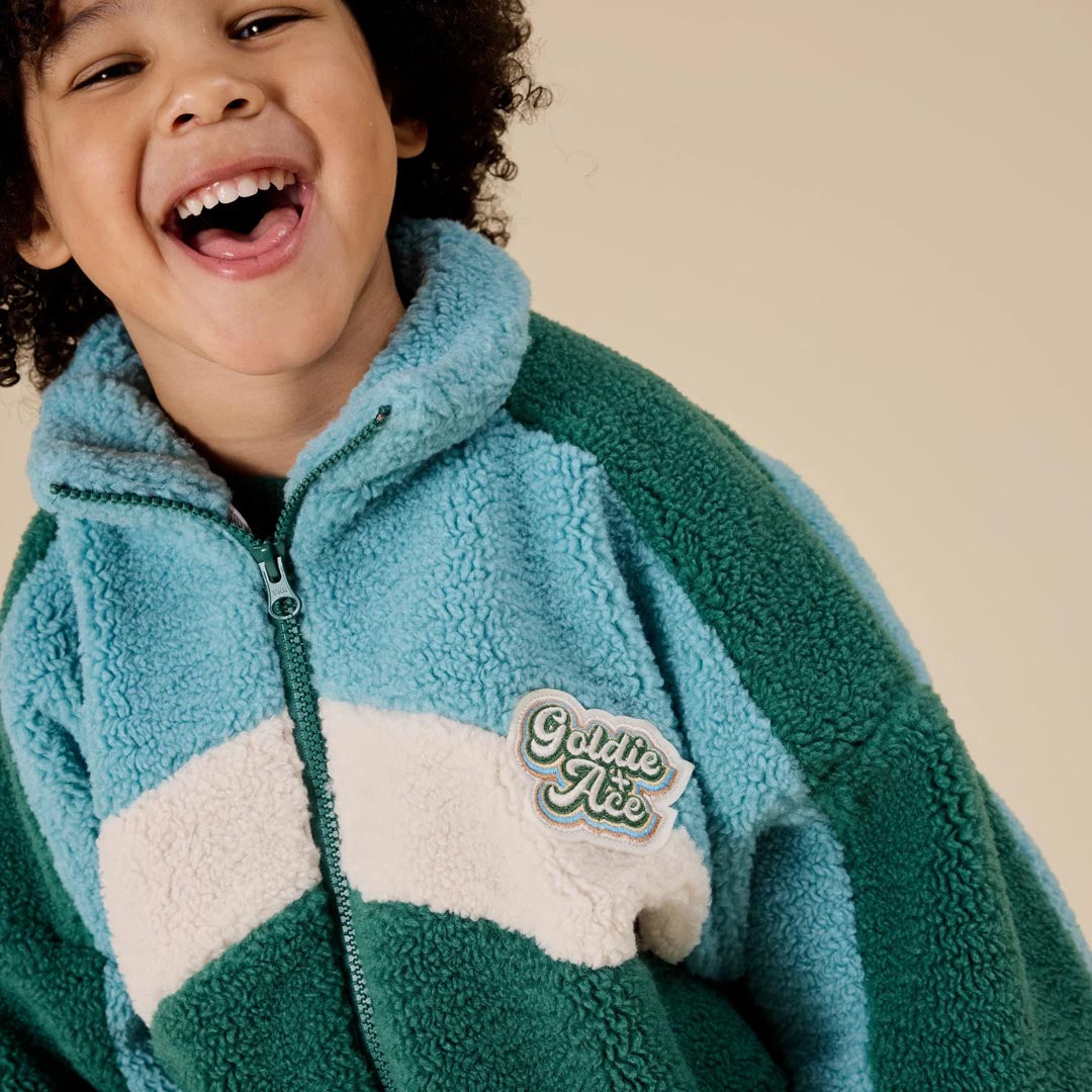 Frankie Sherpa Jacket | Teal