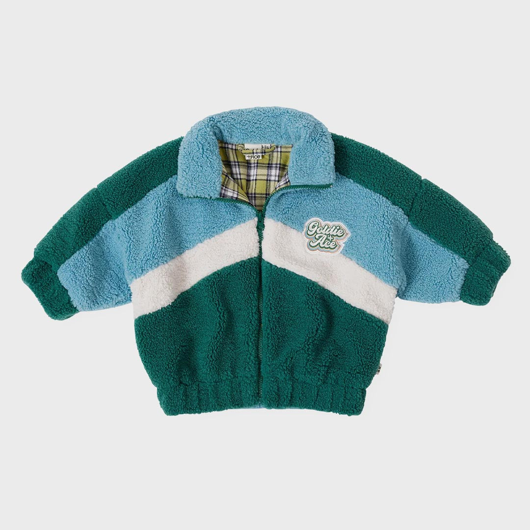 Frankie Sherpa Jacket | Teal