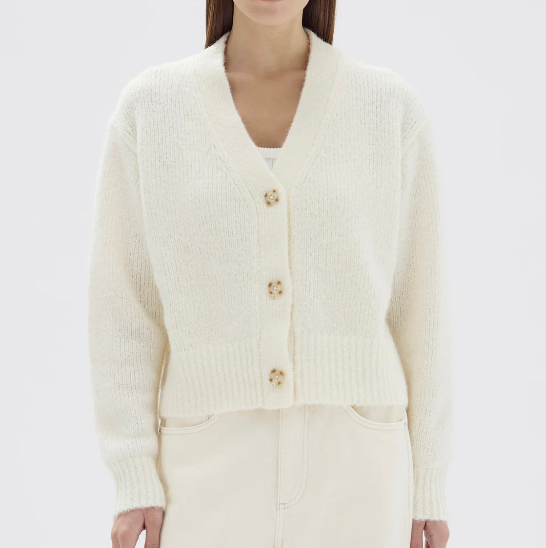 EVI KNIT CARDIGAN | CREAM