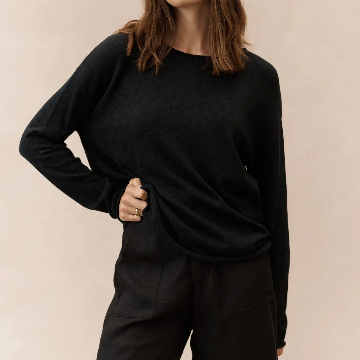 NELLIE TOP | BLACK