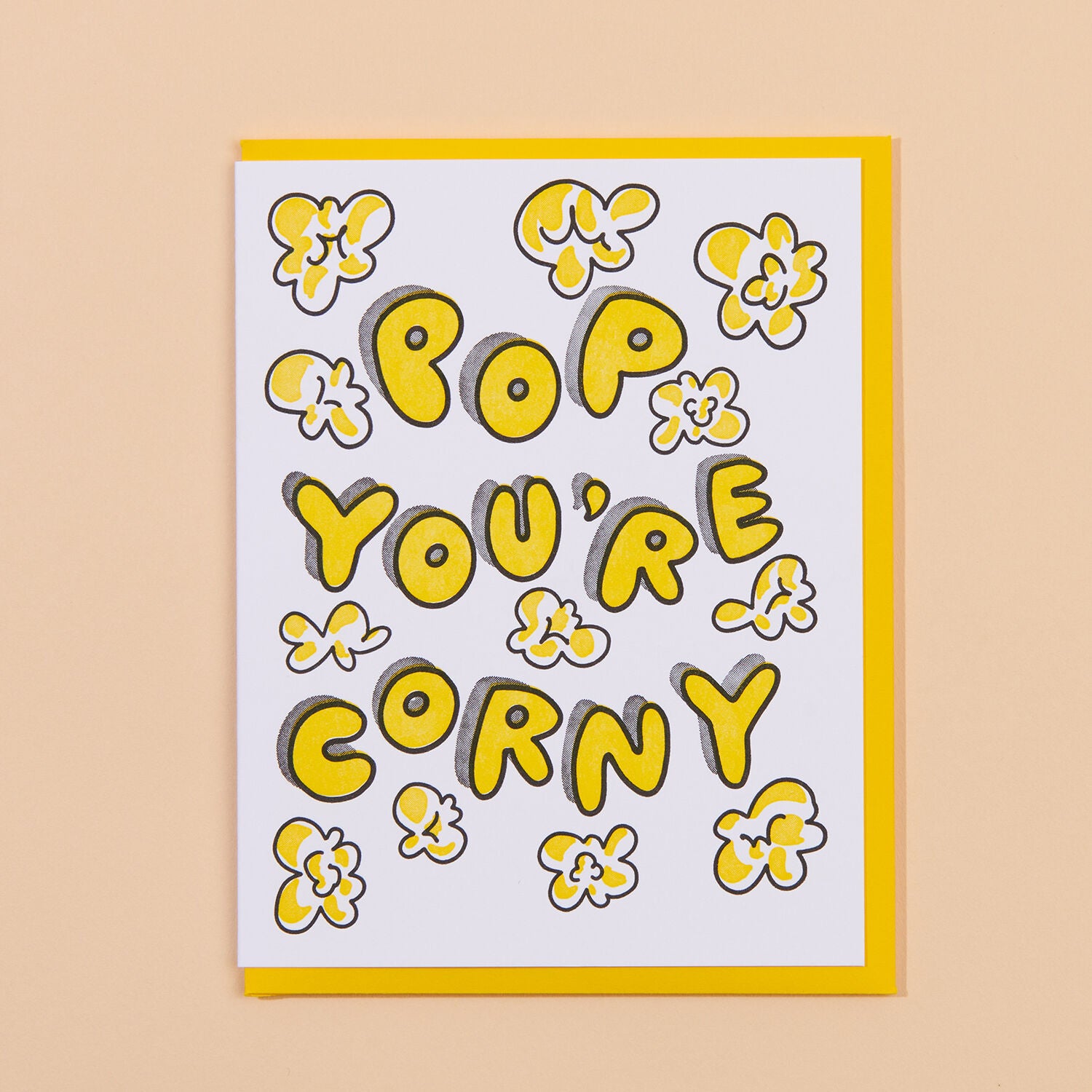 Little Global Fathers Day Card Corny Pop letterpress