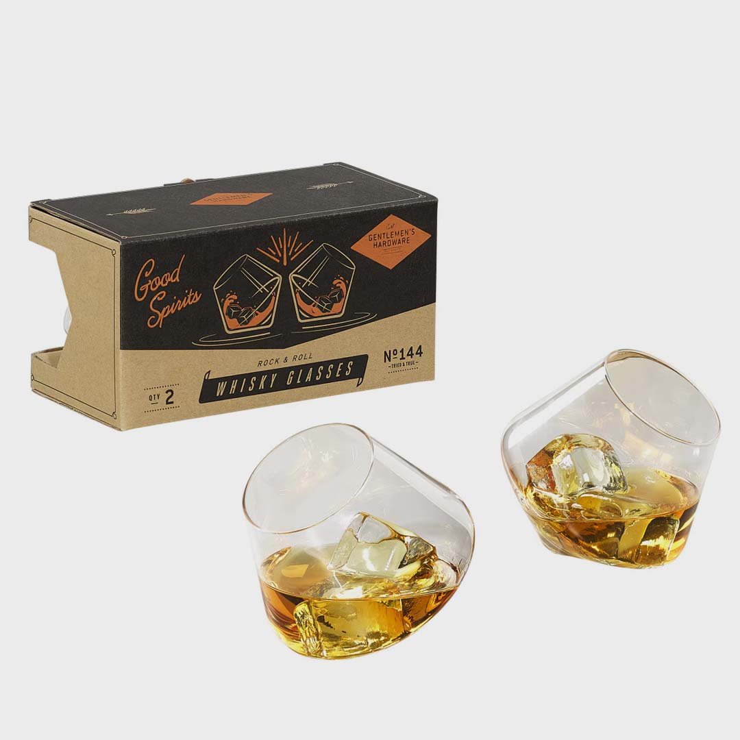 Rocking Whisky Glasses | Set of 2