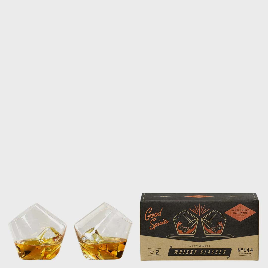 Rocking Whisky Glasses | Set of 2