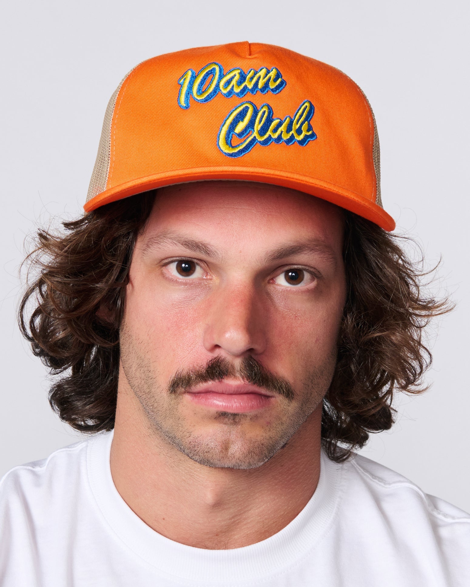TCSS Club Trucker Cap in Orange