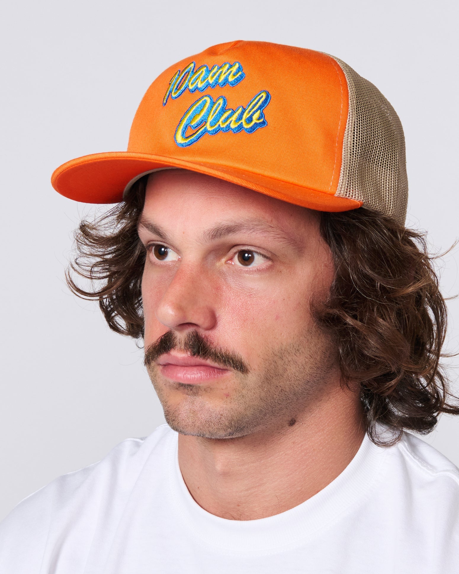 TCSS Club Trucker Cap in Orange