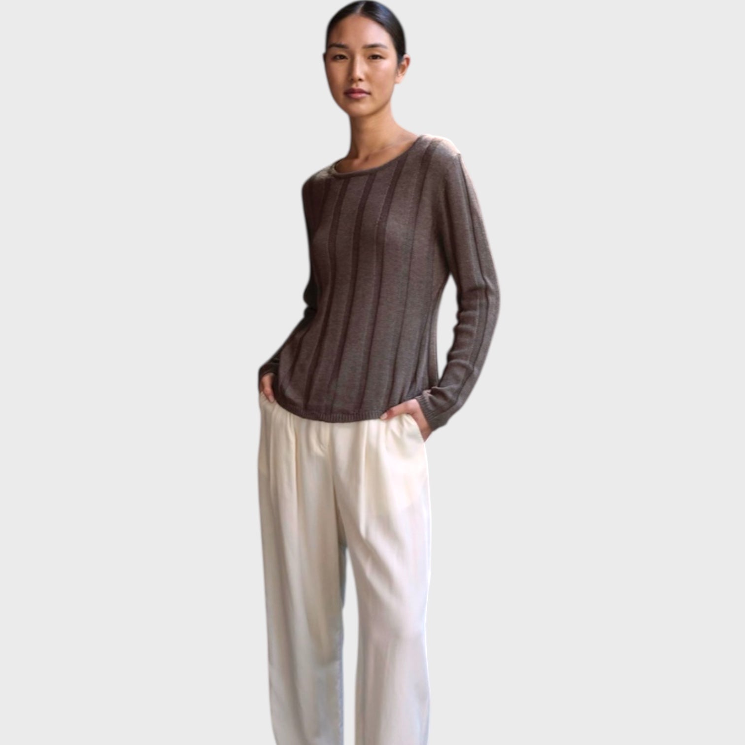 RILEY TOP | CHOCOLATE