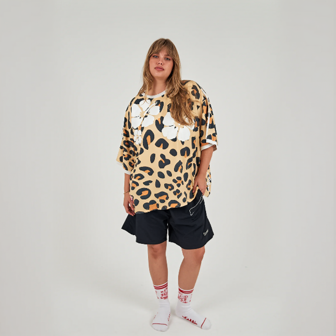 Hibiscus Tee | Leopard