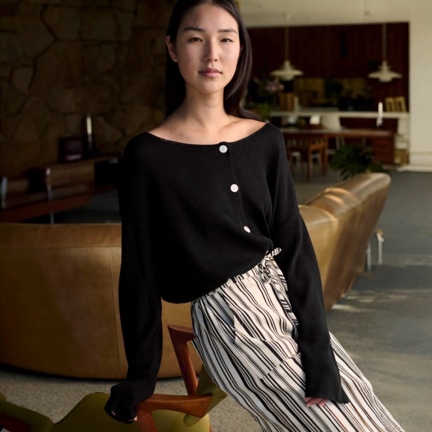 CHLOE CARDIGAN | BLACK