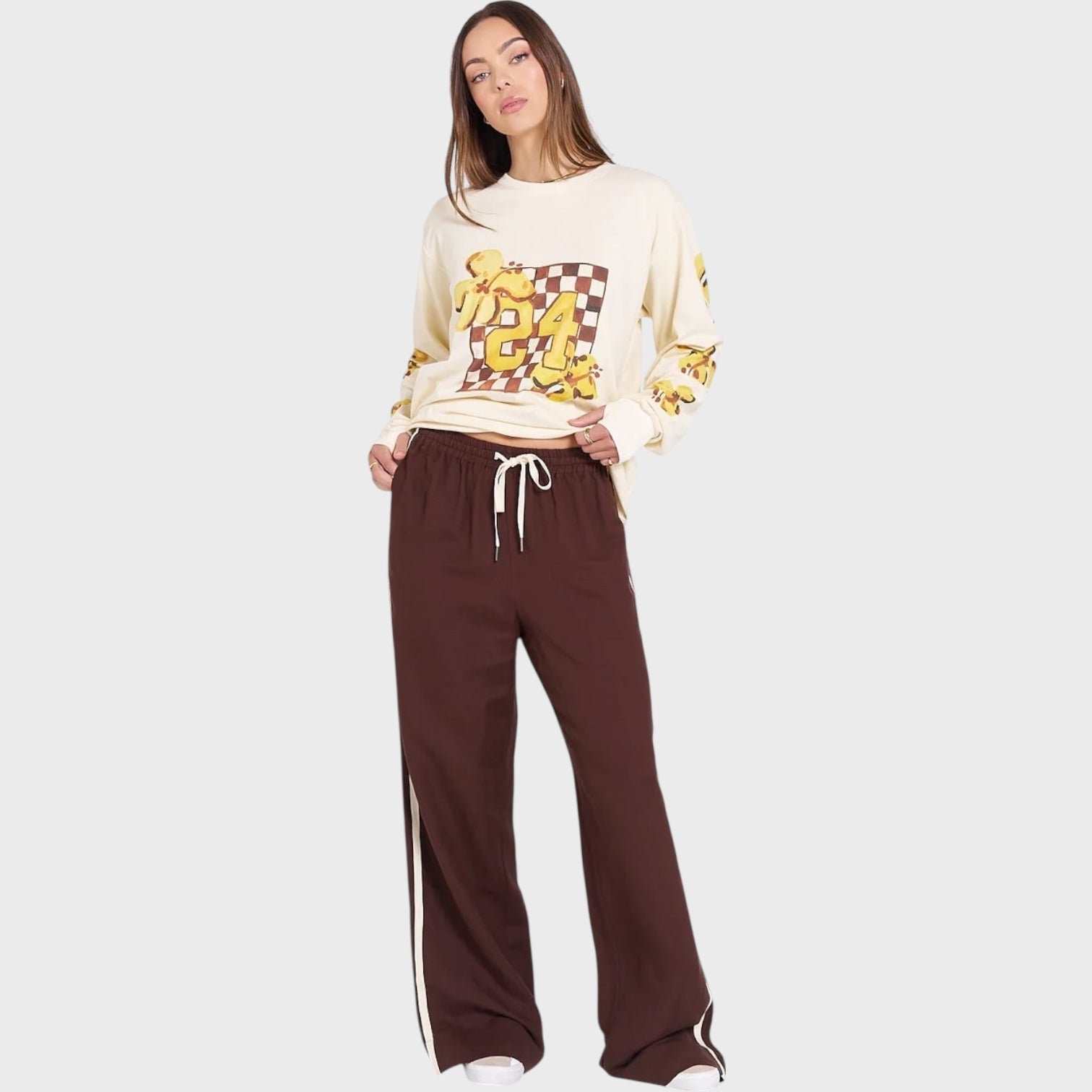 Island Sports Club Long Sleeve Top | Soft Butter