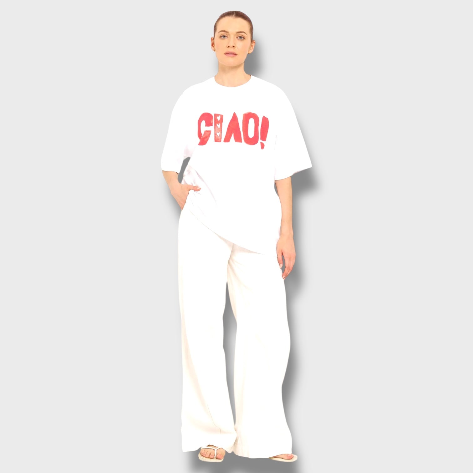 Ciao Tee Oversize | White