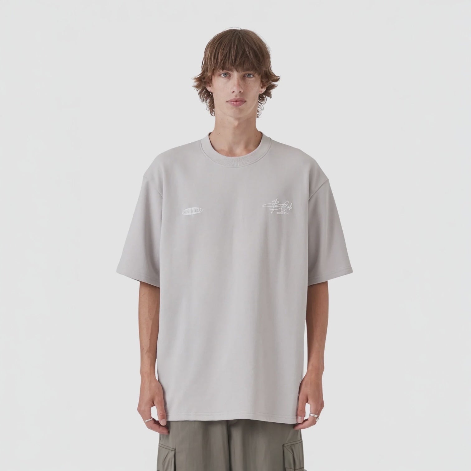 Euphoria Tee | Cement Fleece
