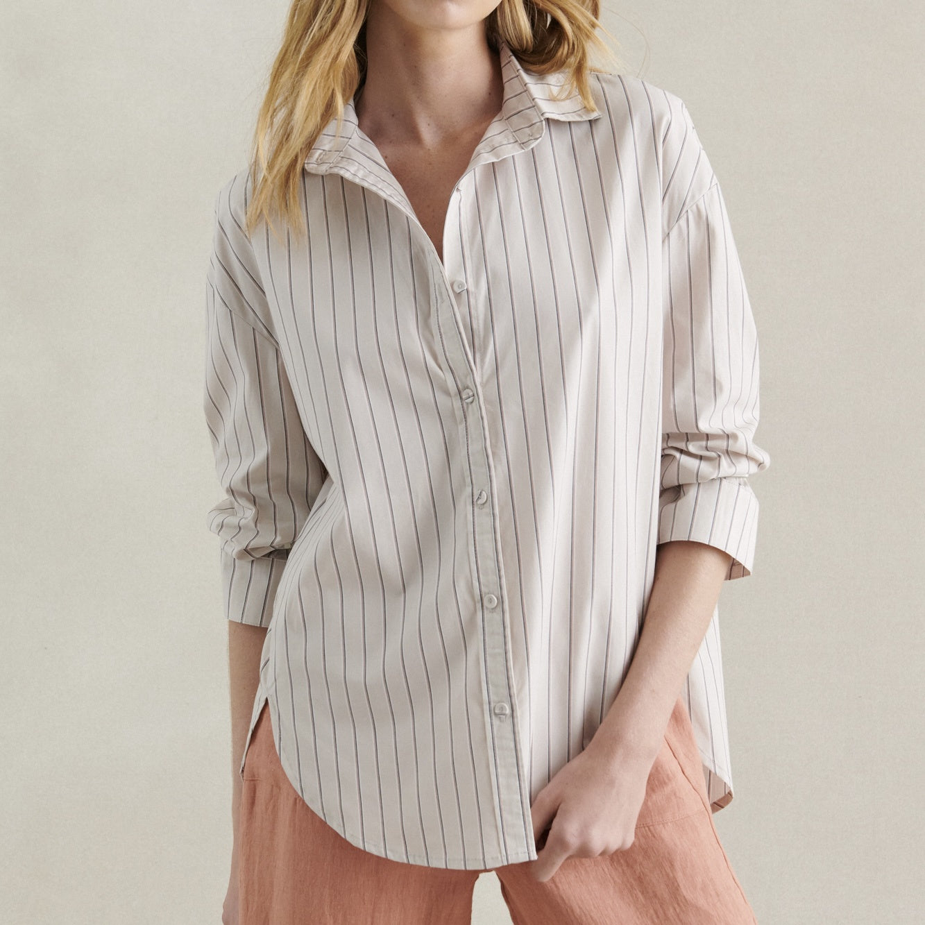 CRUISE SHIRT | NUDE STRIPE