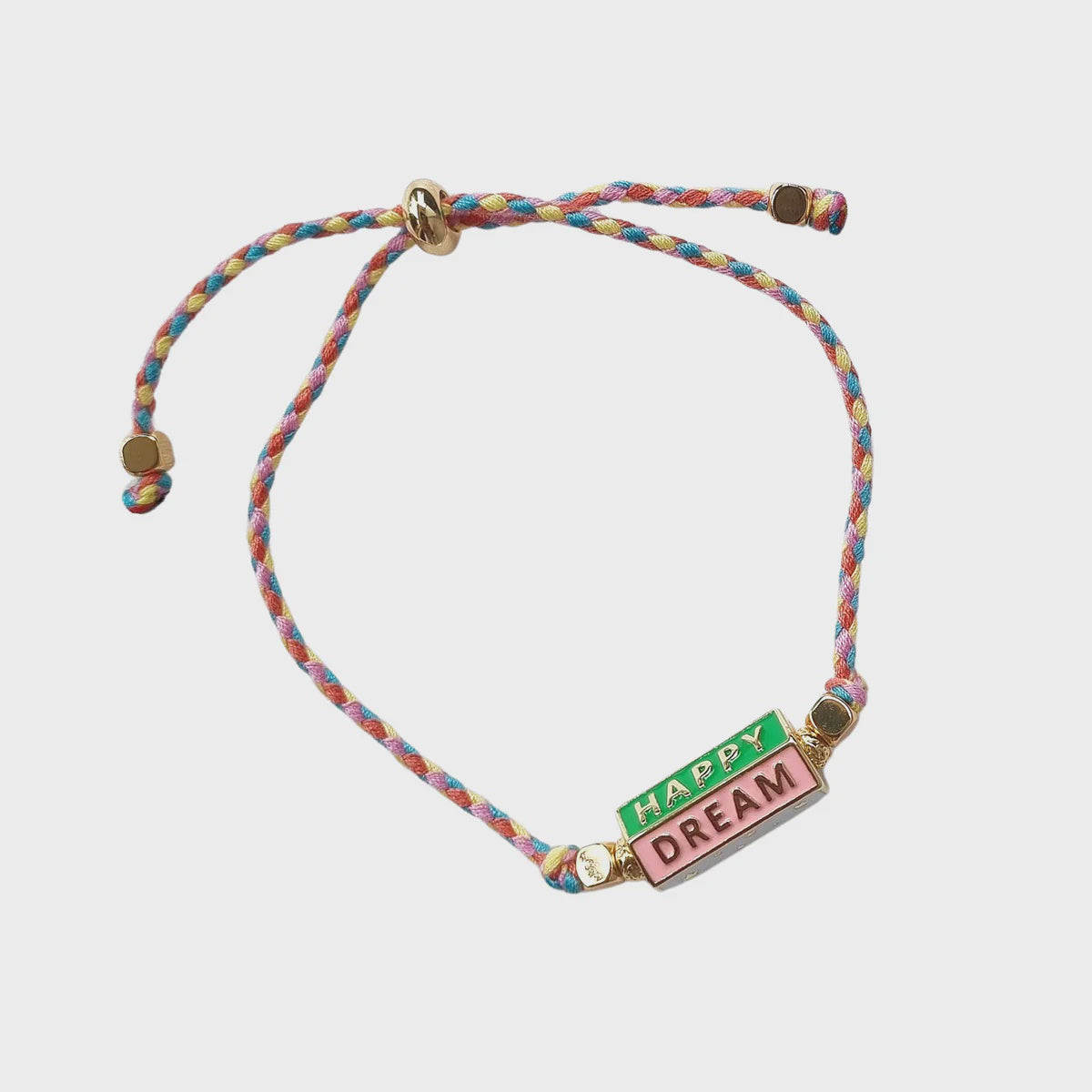 HAPPY CORD BRACELET / GREEN