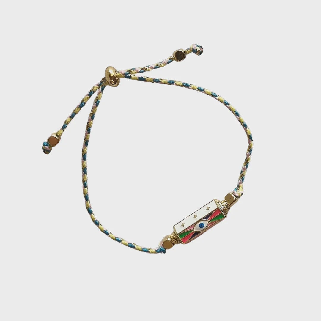 EYE CORD BRACELET / MULTI