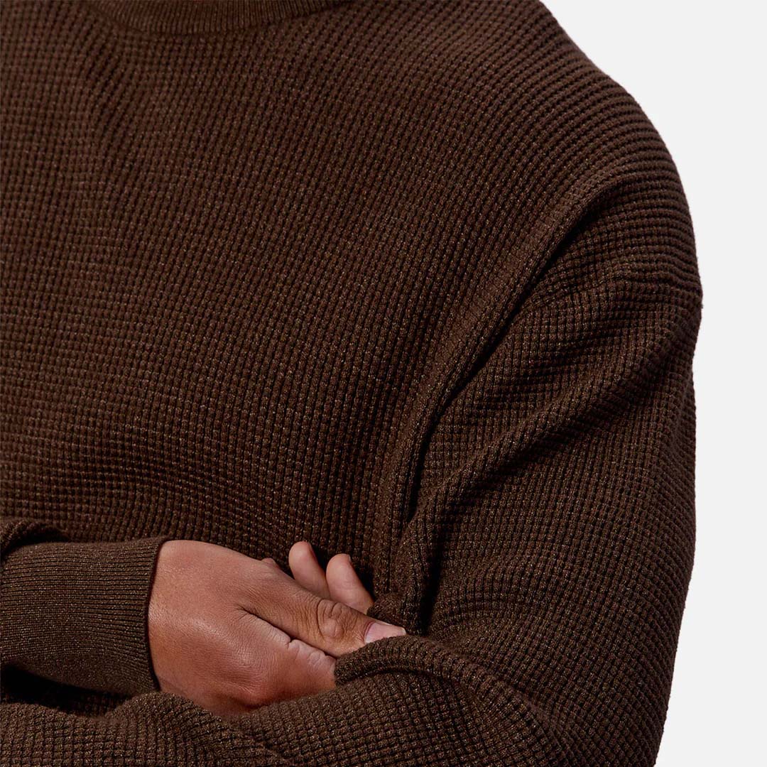 The Philly Waffle Knit | Hazlenut