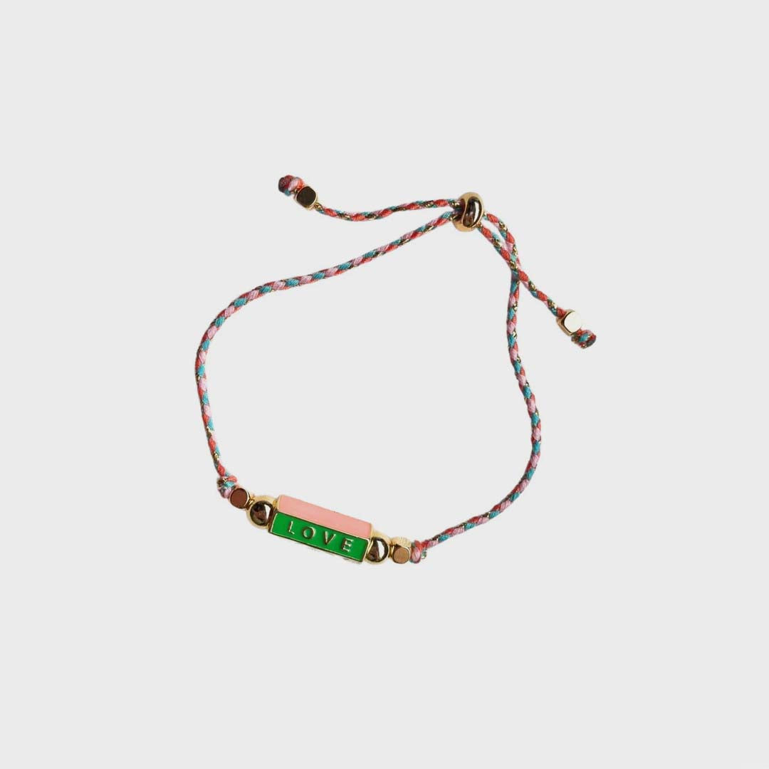 LOVE CORD BRACELET | GREEN