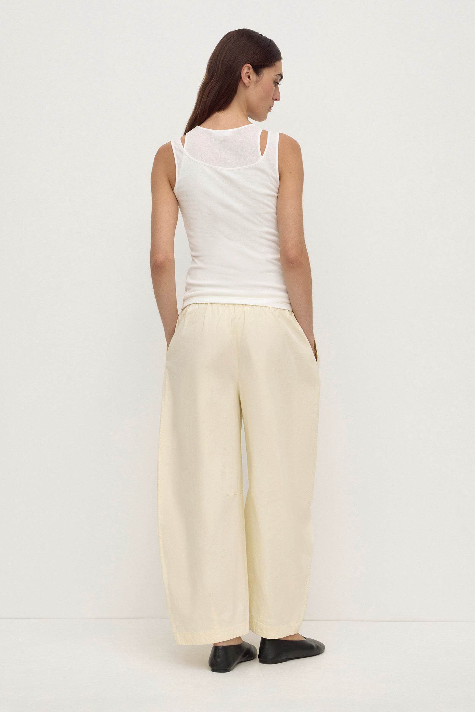 Assembly Label Mika Jersey Layered Tank in White
