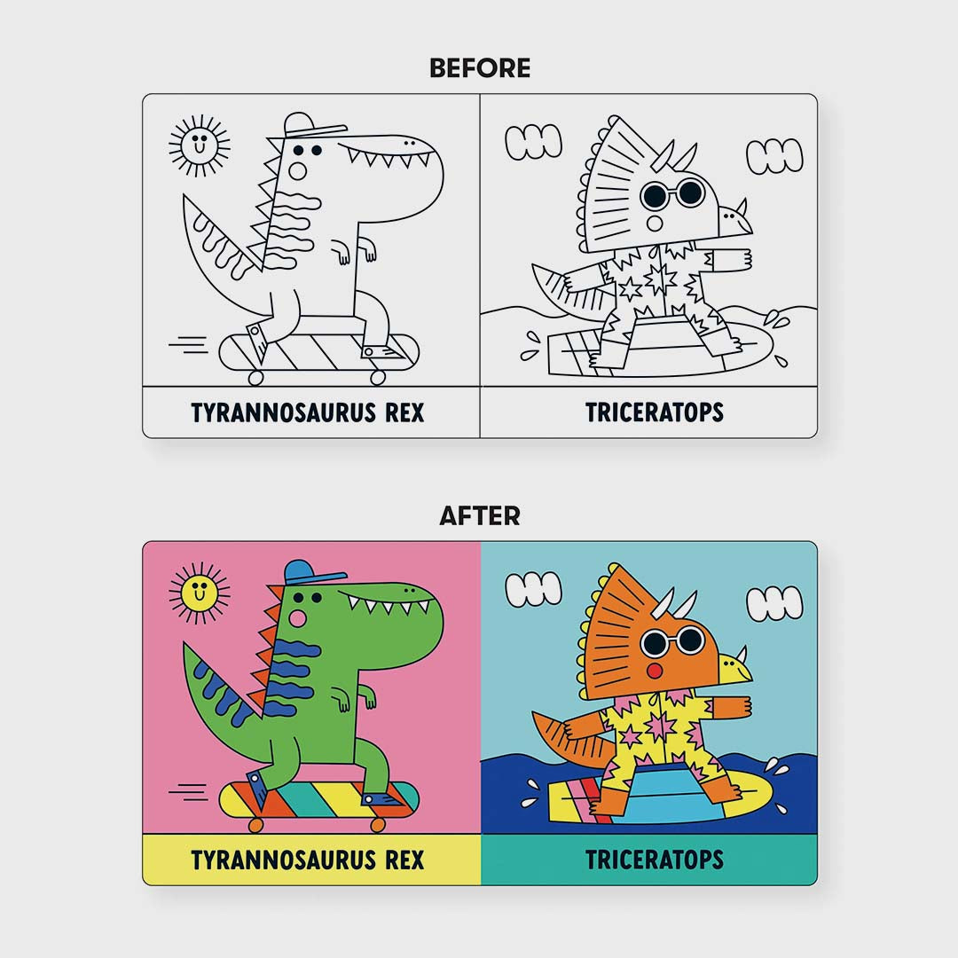 Bath Book | Rub-A-Dub Dinos