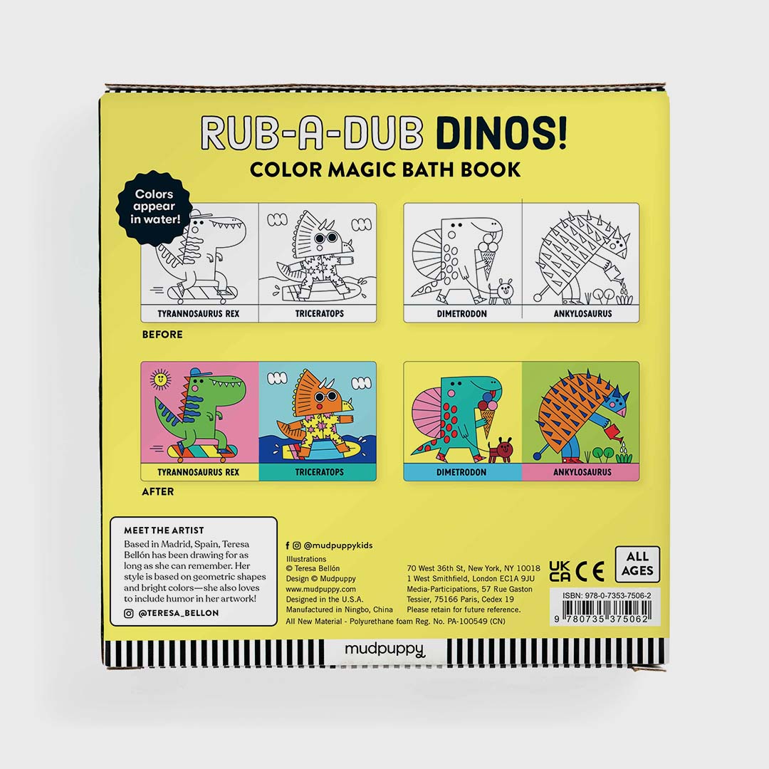 Bath Book | Rub-A-Dub Dinos