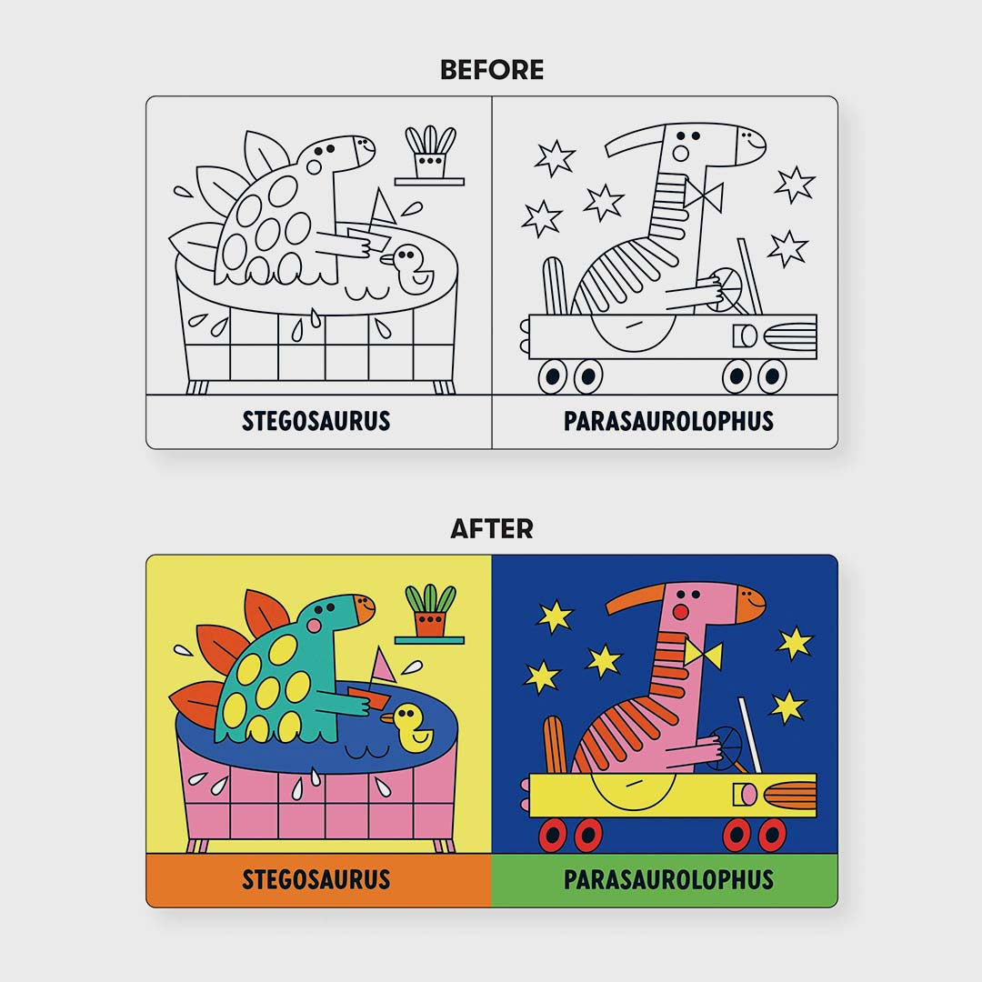 Bath Book | Rub-A-Dub Dinos