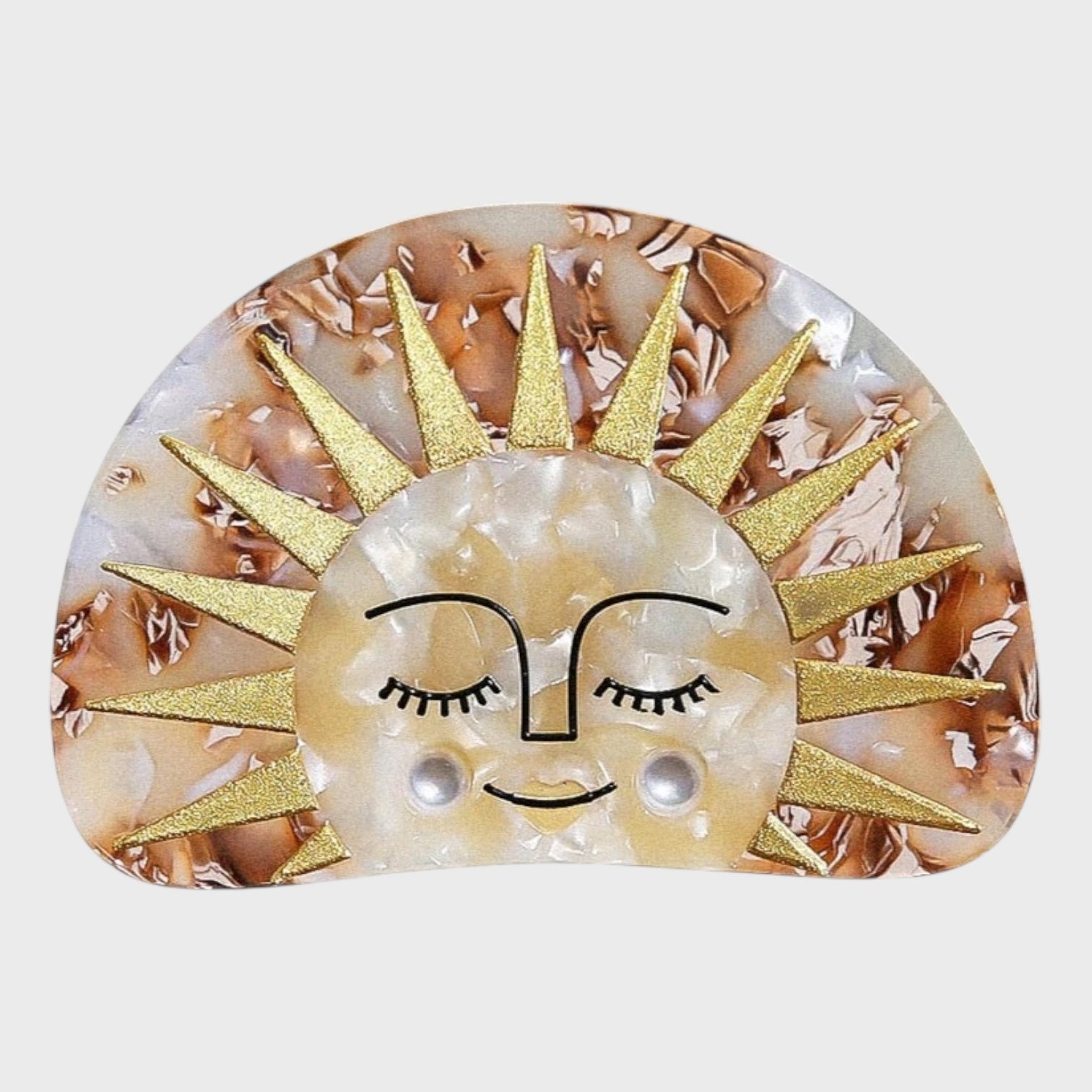 Sun Hair Clip | Gold