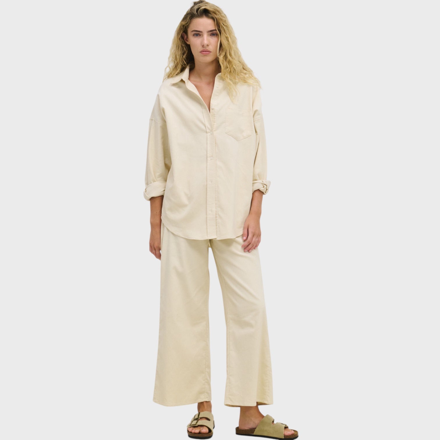 CORD SHIRT | CREAM