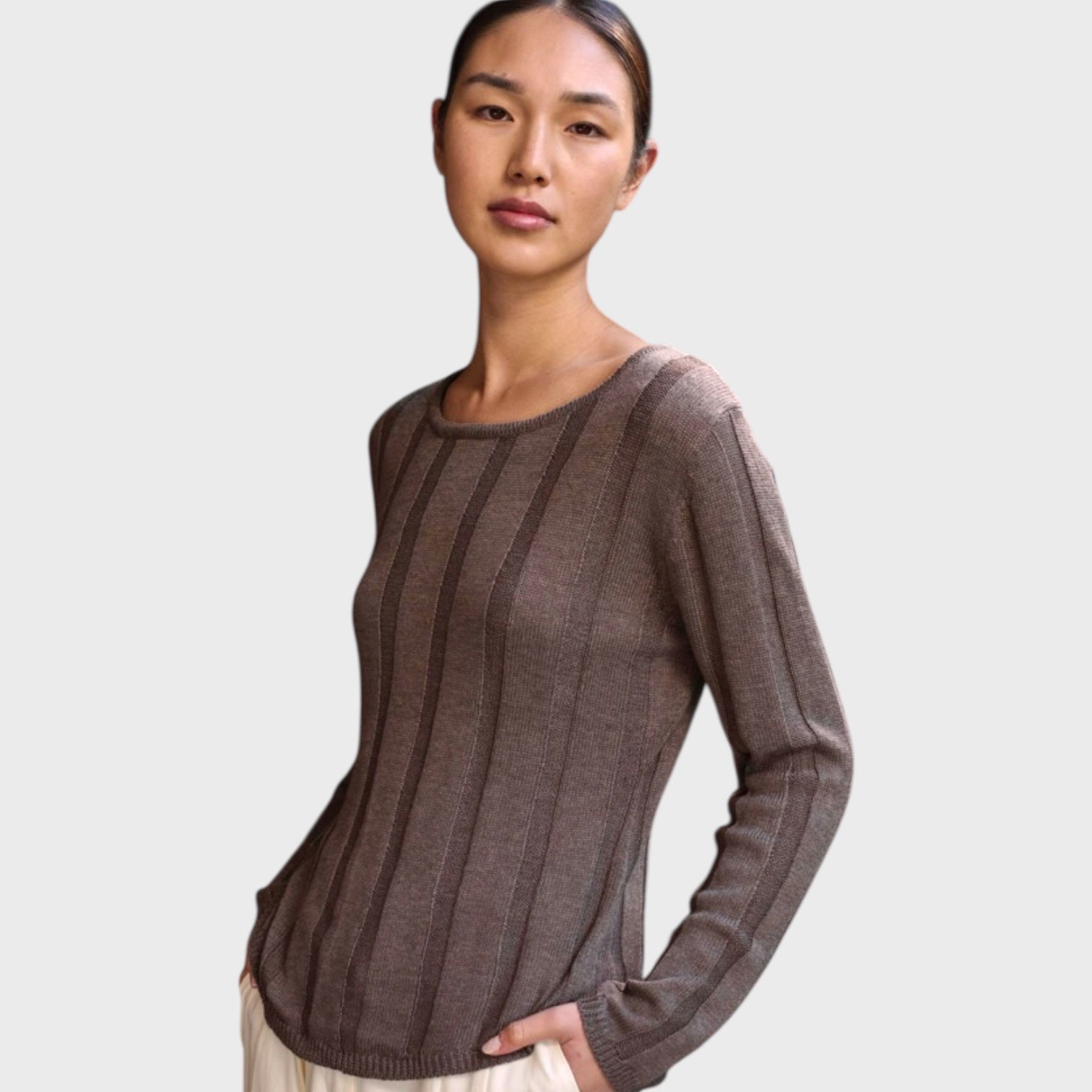 RILEY TOP | CHOCOLATE