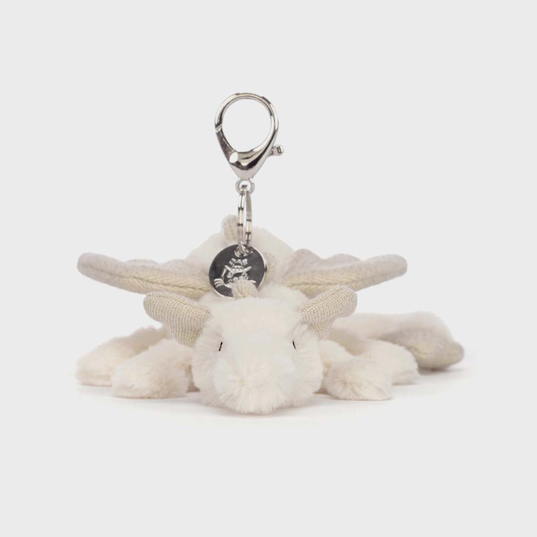 SNOW DRAGON BAG CHARM