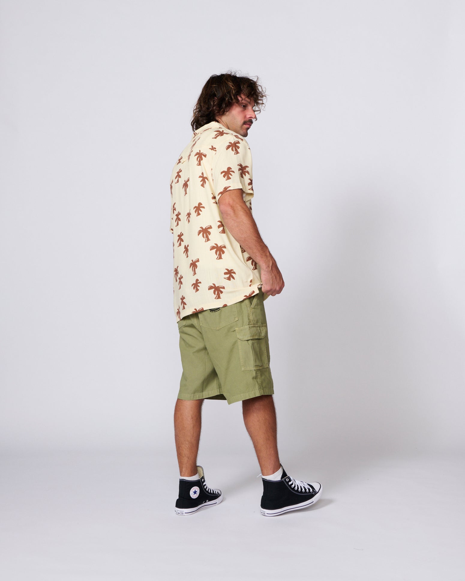 TCSS Palms SS Shirt in Ecru