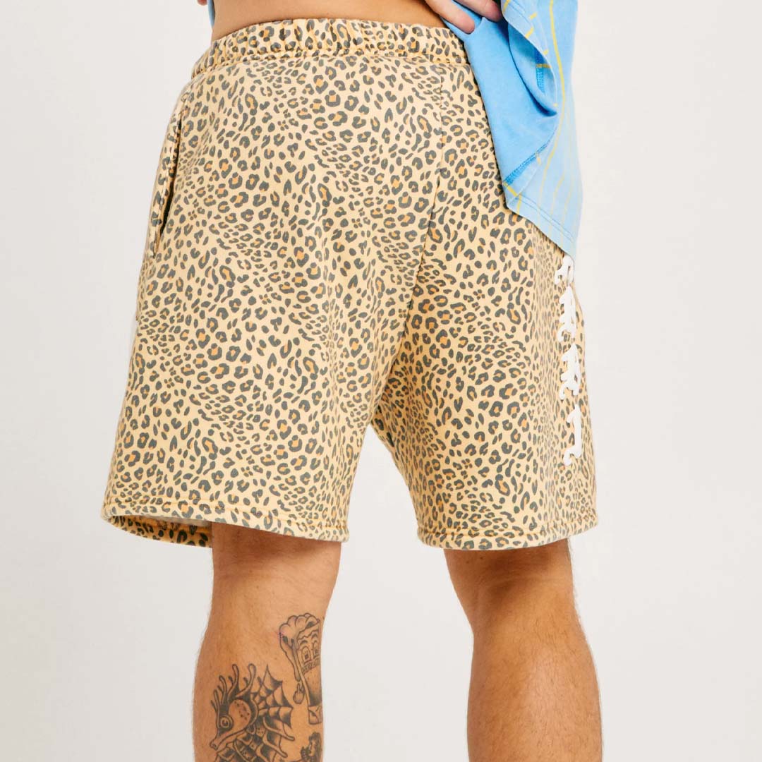 The Happy Hibiscus Shorts | Leopard