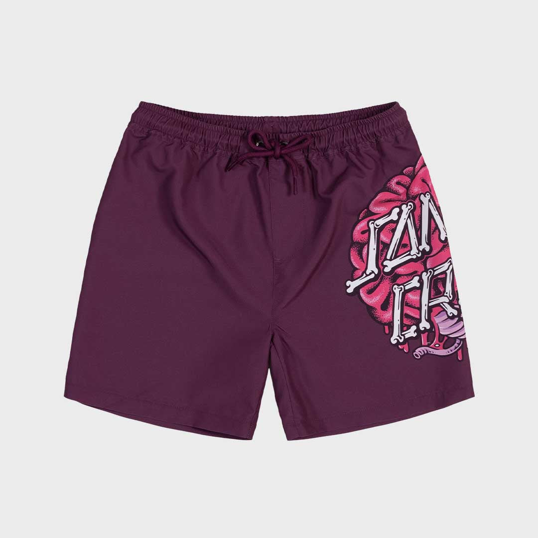 Brain Dot Boardshorts | Maroon