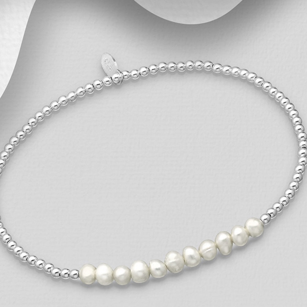 STRETCH BRACELET | FRESH WATER PEARLS