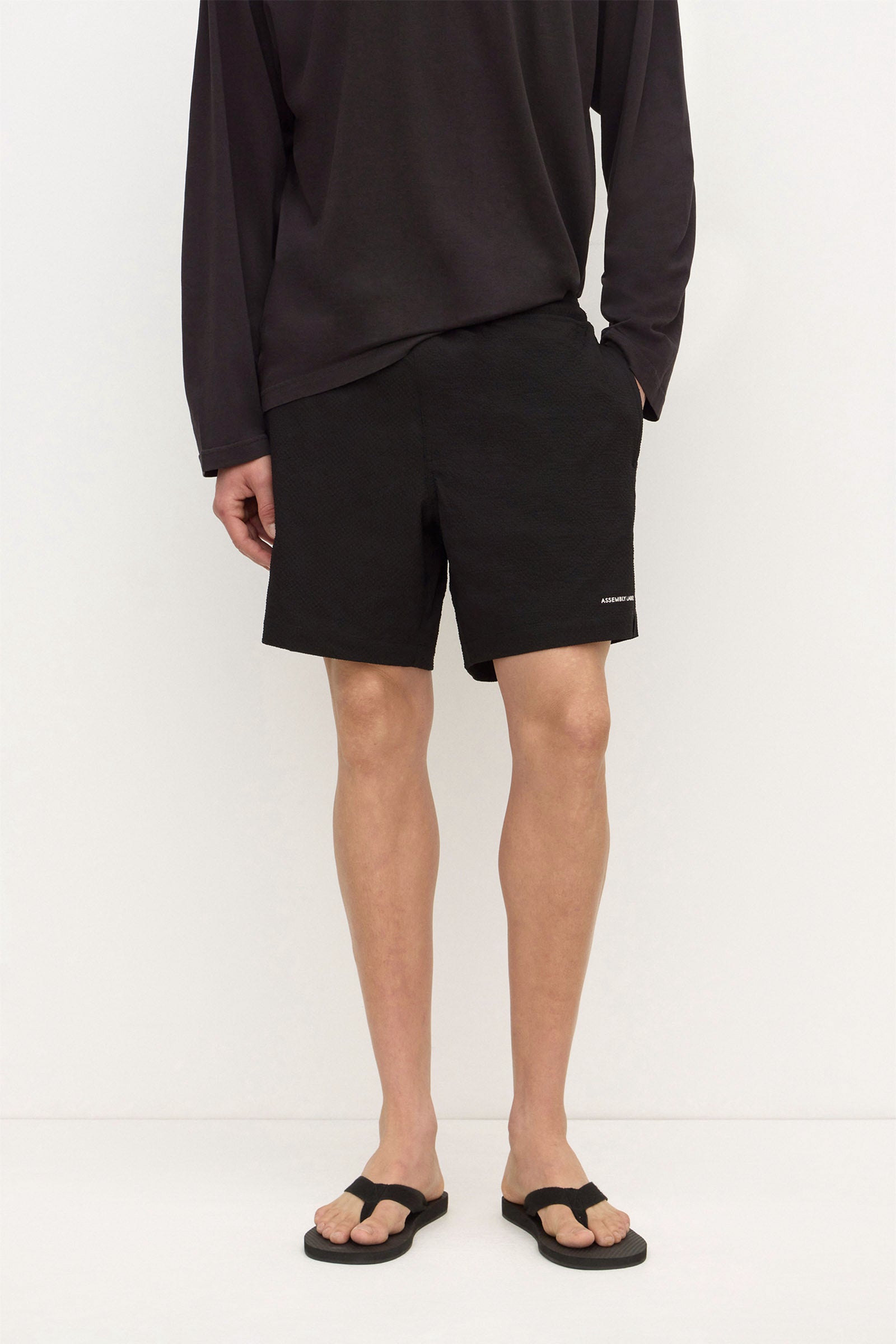 Assembly Label Seth Swim Short in Black