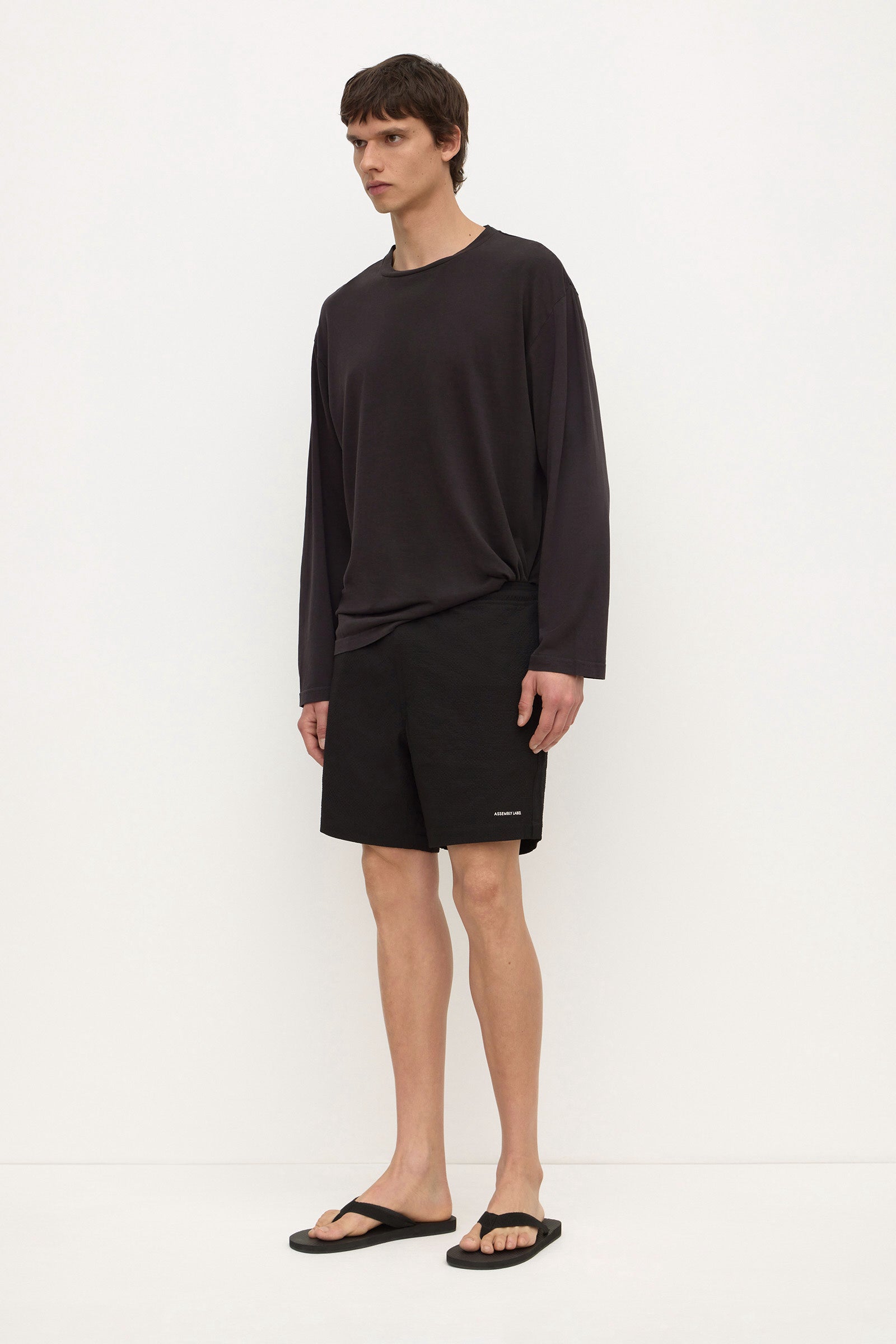 Assembly Label Seth Swim Short in Black
