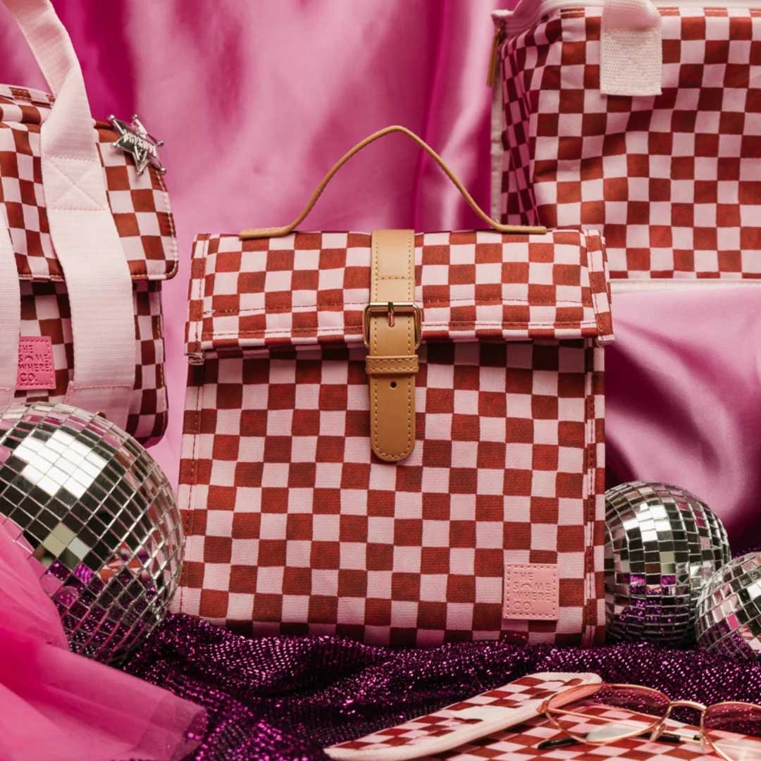 Lunch Satchel | Crimson Haze