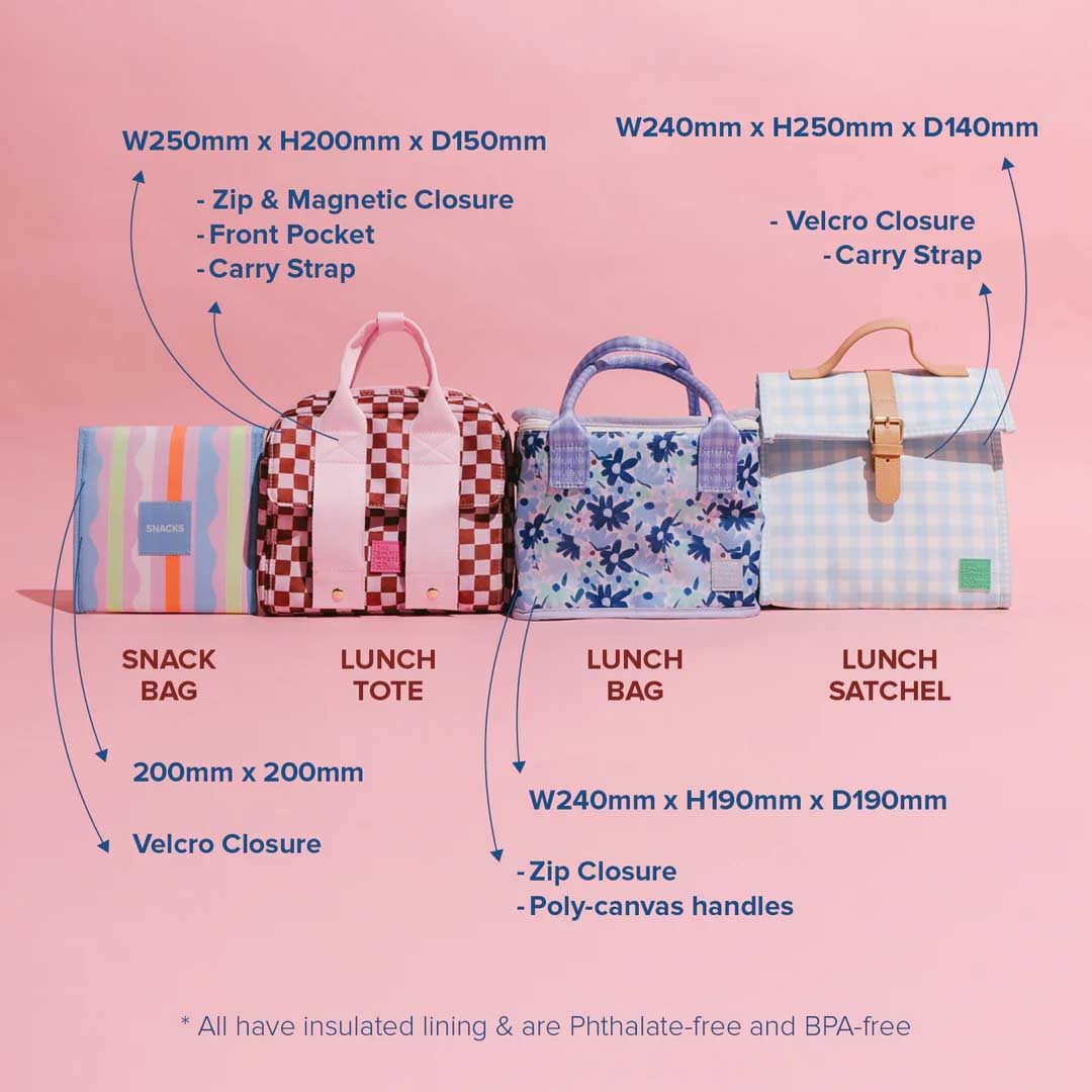 Lunch Satchel | Crimson Haze