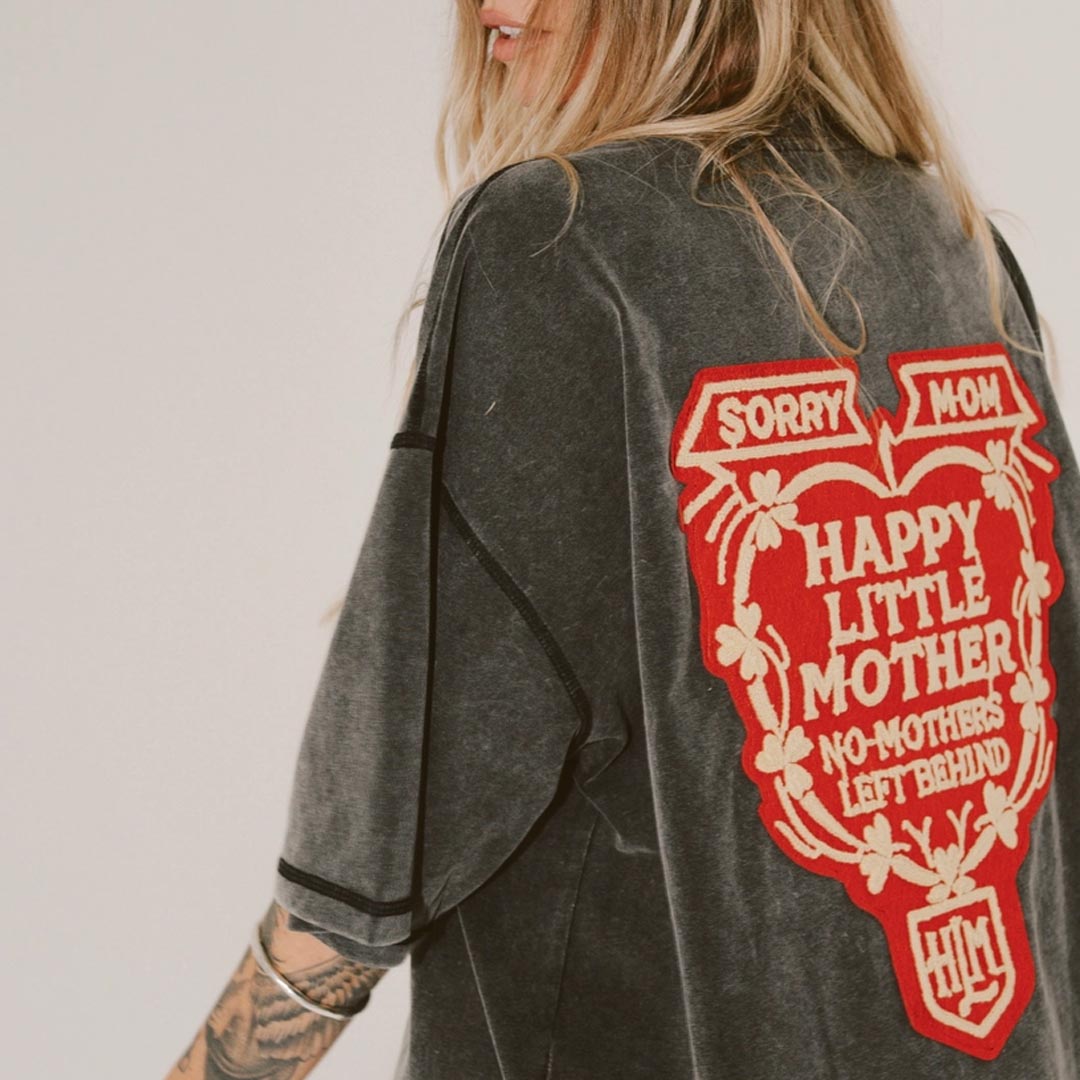 Sorry Mom Tee | Black