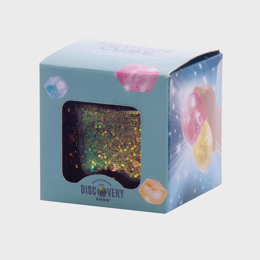 Sparkly Squish Cube | Tangerine Fizz