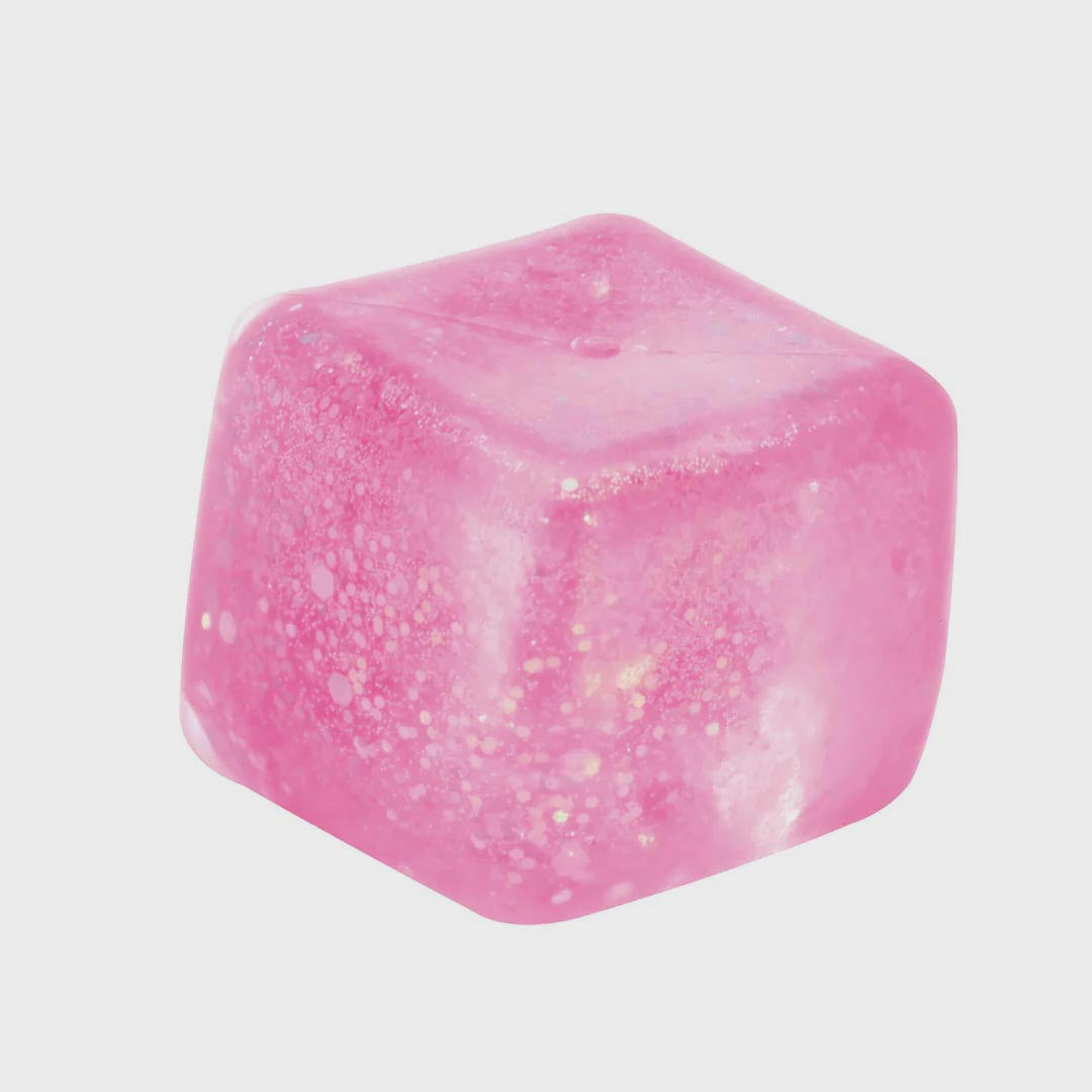 Sparkly Squish Cube | Bubblegum Stardust