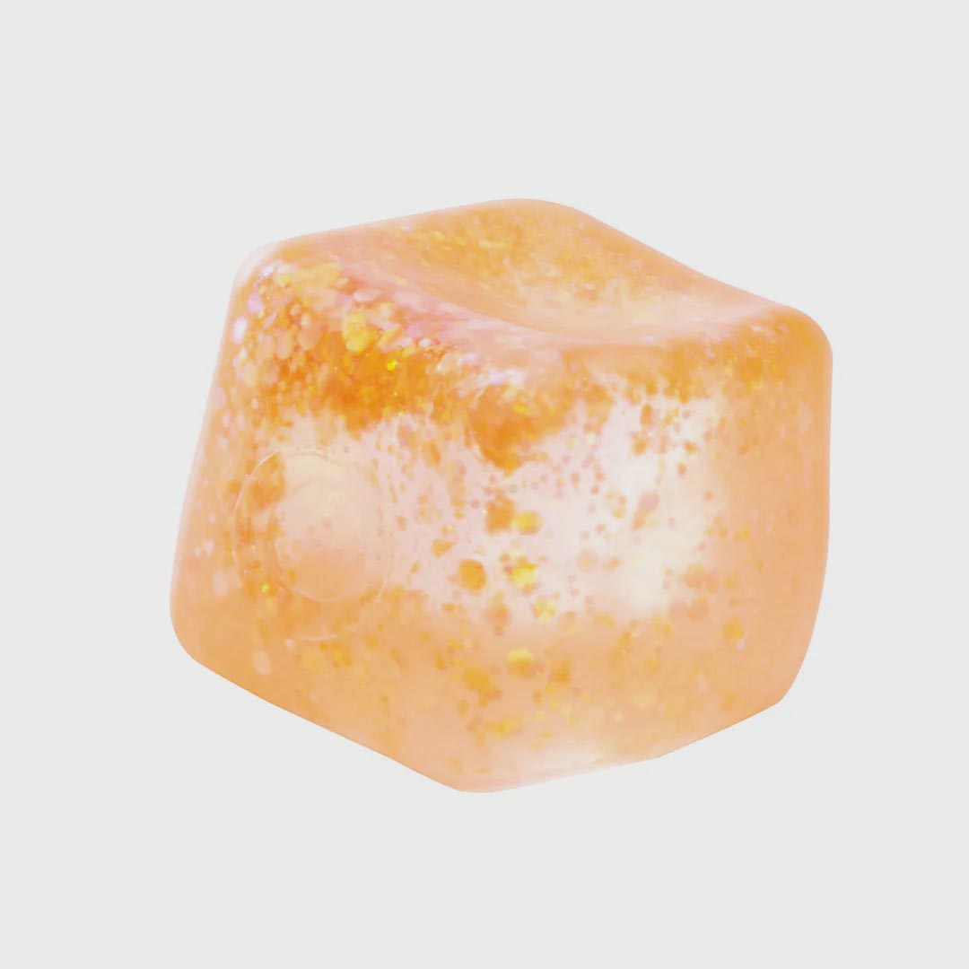 Sparkly Squish Cube | Tangerine Fizz
