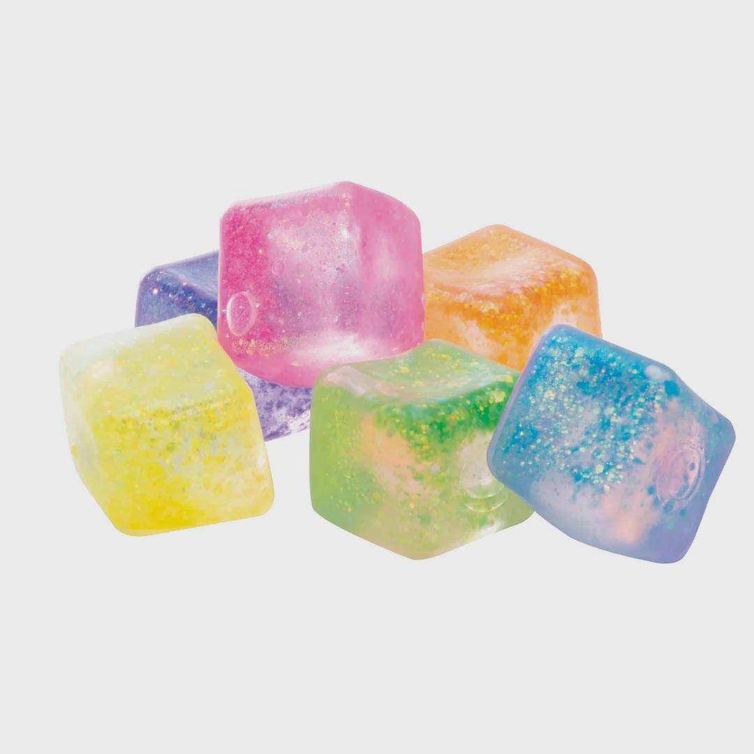 Sparkly Squish Cube | Tangerine Fizz