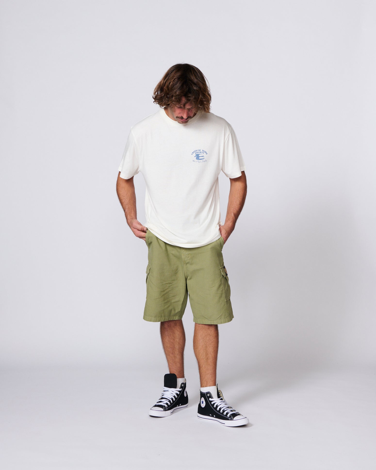 TCSS Little Wing Tee in Vintage White