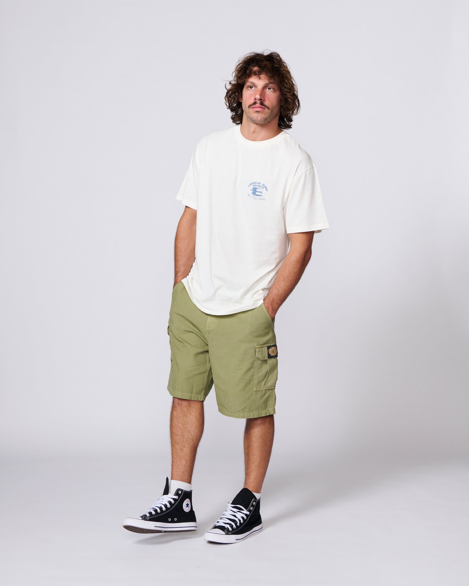TCSS Little Wing Tee in Vintage White