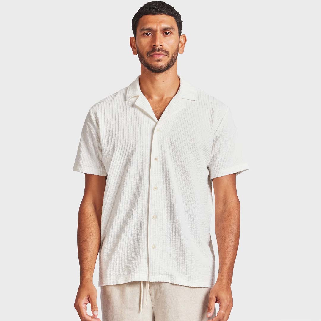 TED SHORT SLEEVE SHIRT | WHITE