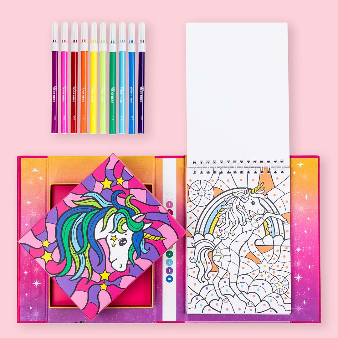 Colour by Numbers | Unicorn Dreaming