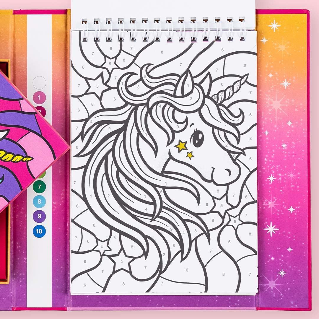 Colour by Numbers | Unicorn Dreaming
