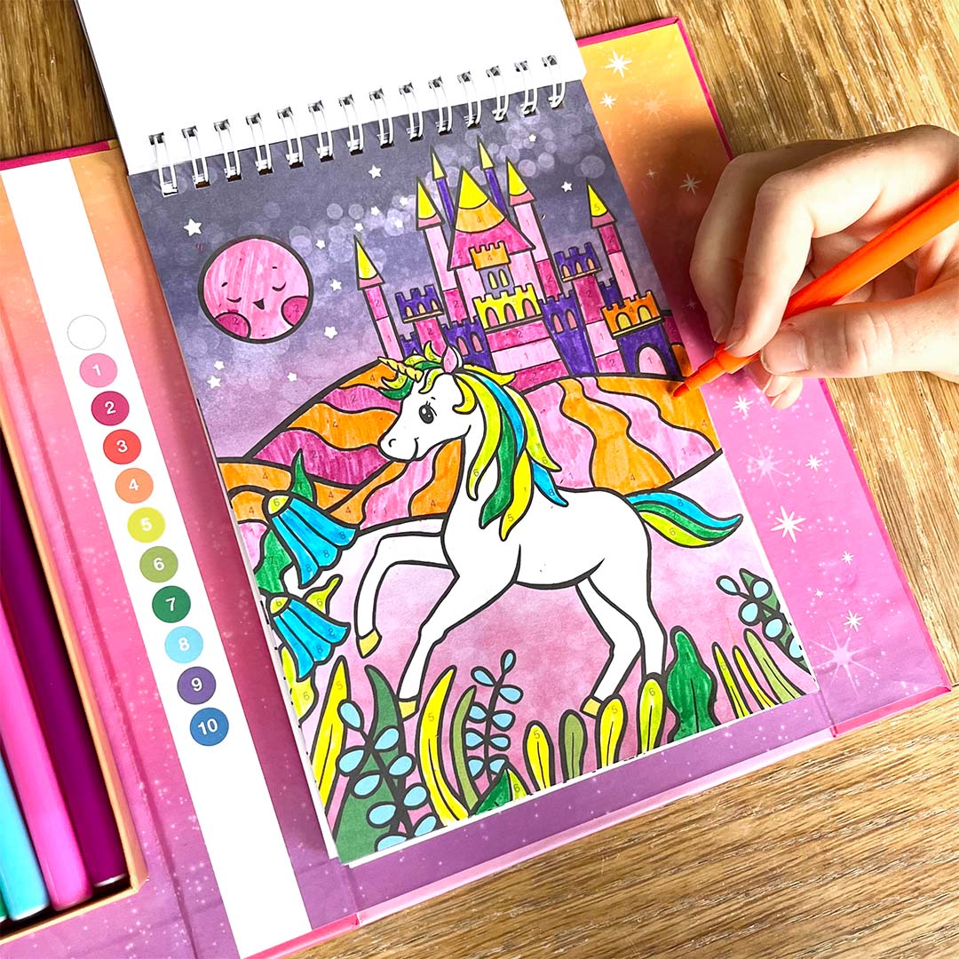 Colour by Numbers | Unicorn Dreaming