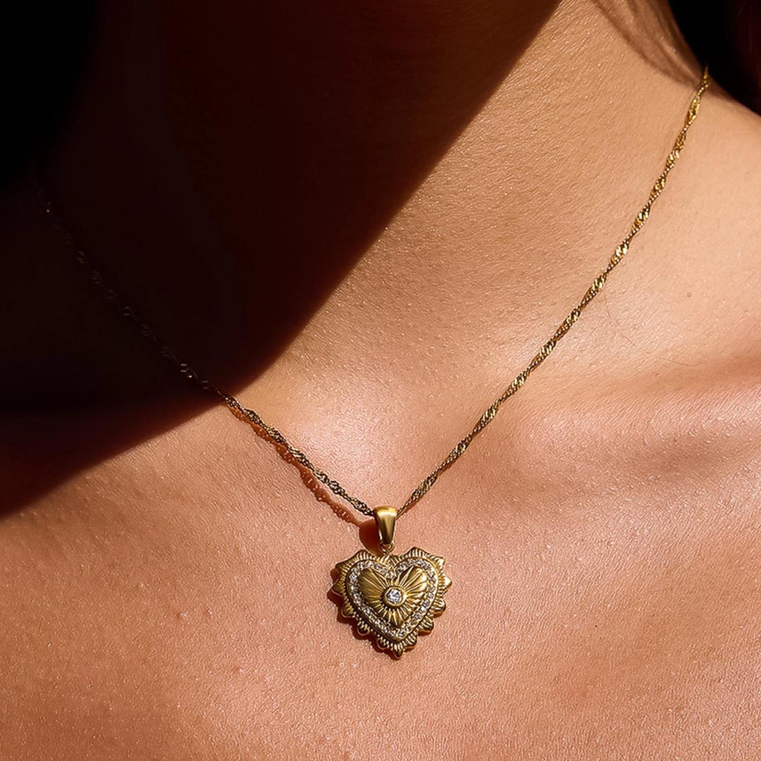 Valea Pendant Necklace | 18K Gold