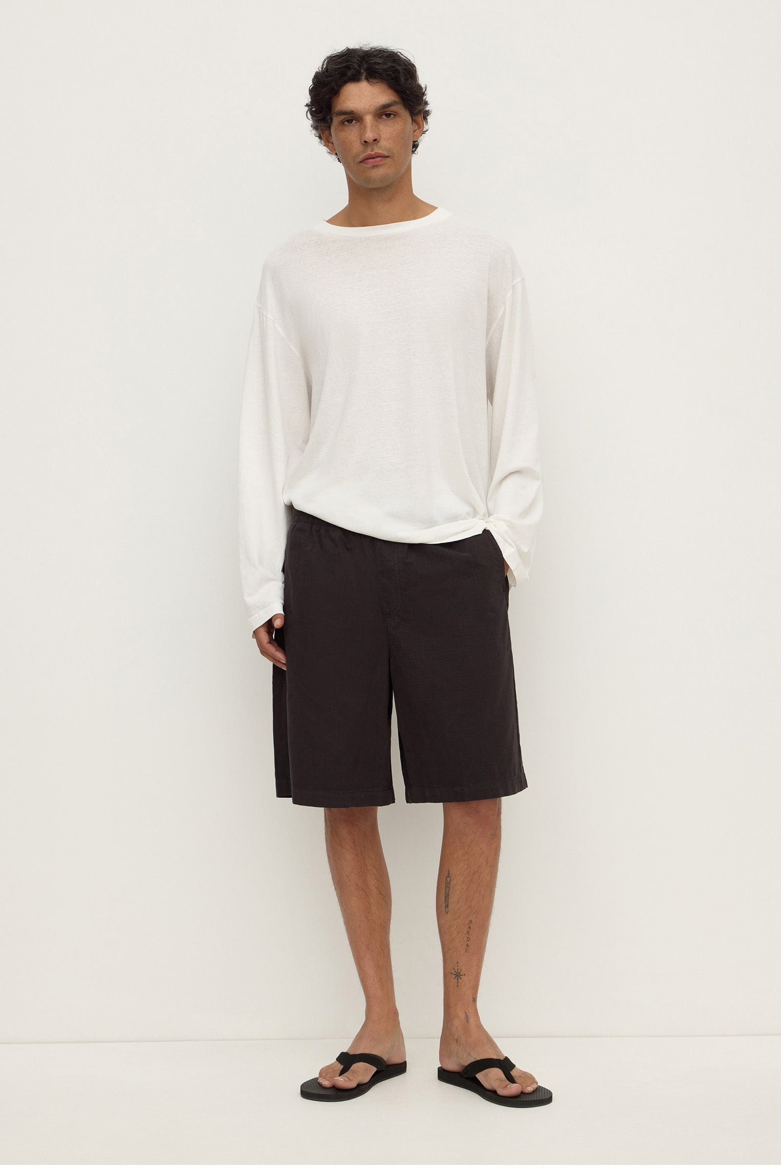 Assembly Label Wallace Ripstop Short in Washed Black