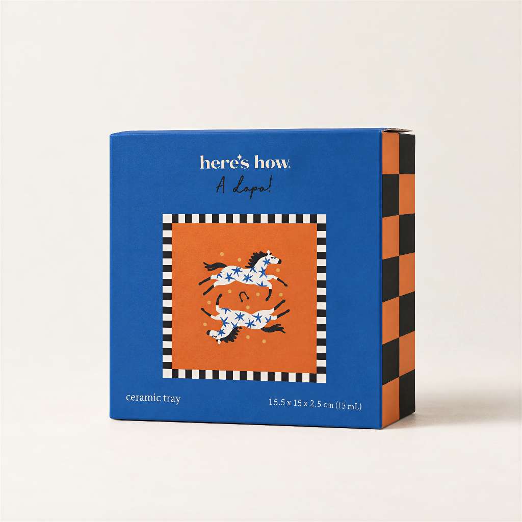 A Dopo Ceramic Tray | Horse